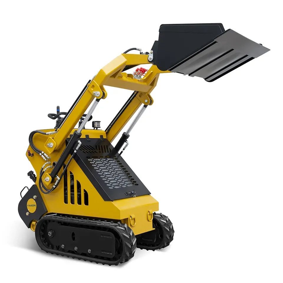 Factory direct sales mini skid steer loader 500kg 600kg 800kg 1000kg skid steer stump grinder
