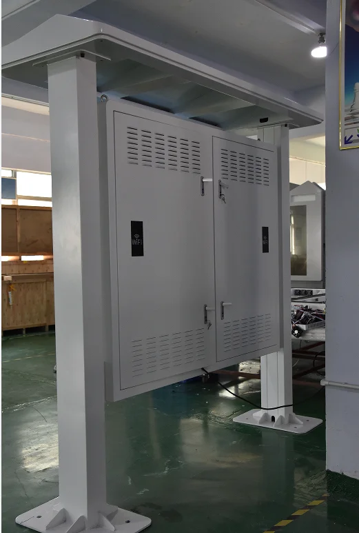 55inch High Brightness Display Screen Digital Signage Kiosk Totem Double Side Outdoor Floor Standing Display LCD Outdoor Display