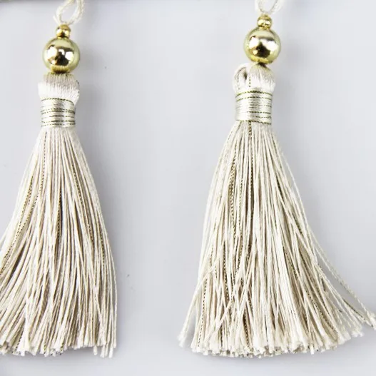 
Decorative Craft Supply Ribbon Curtain Lace Fringes Tassel for curtains 