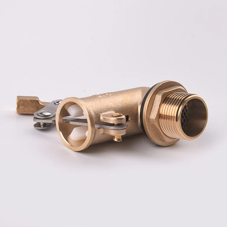 china brass float valve supplier yuhuan songyuan 1inch automatic water level control floating valve for water storage tank