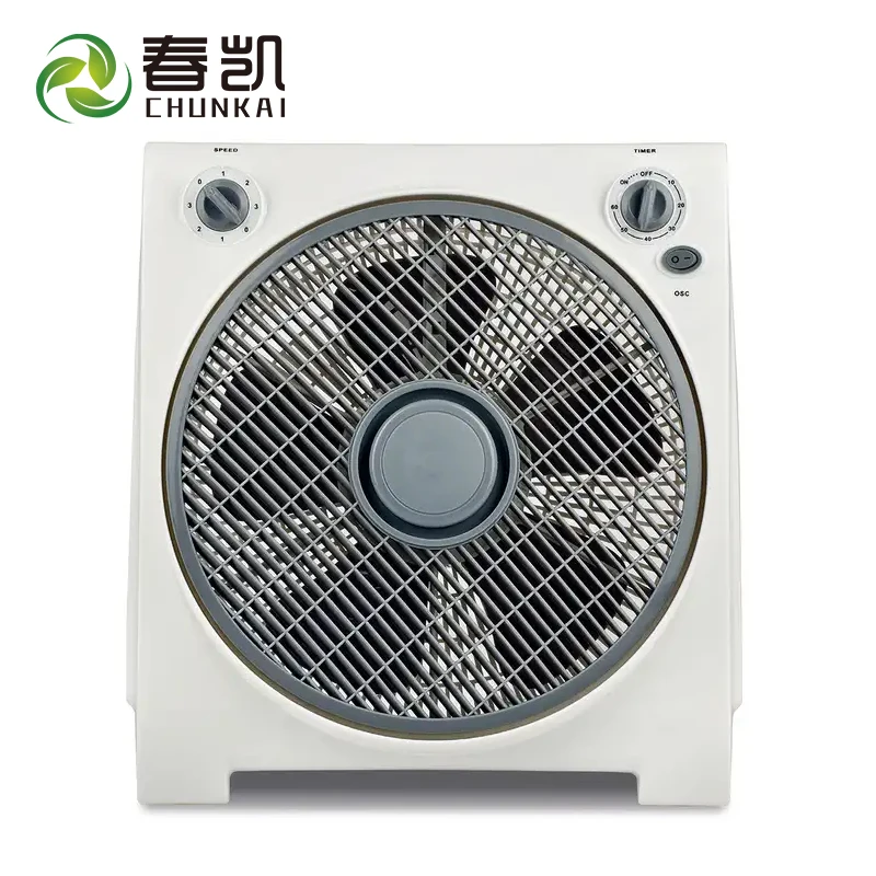 Best Selling  Box Fan 14 Inch PP Simple Classic Table Fans With Timer Low Price And Lower Noise For Home Appliance
