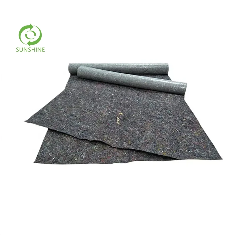 Saugvlies painter cover fleece floor abdeckvlies fleece floor protection Malervlies Gray Painter felt non-woven geotextiles