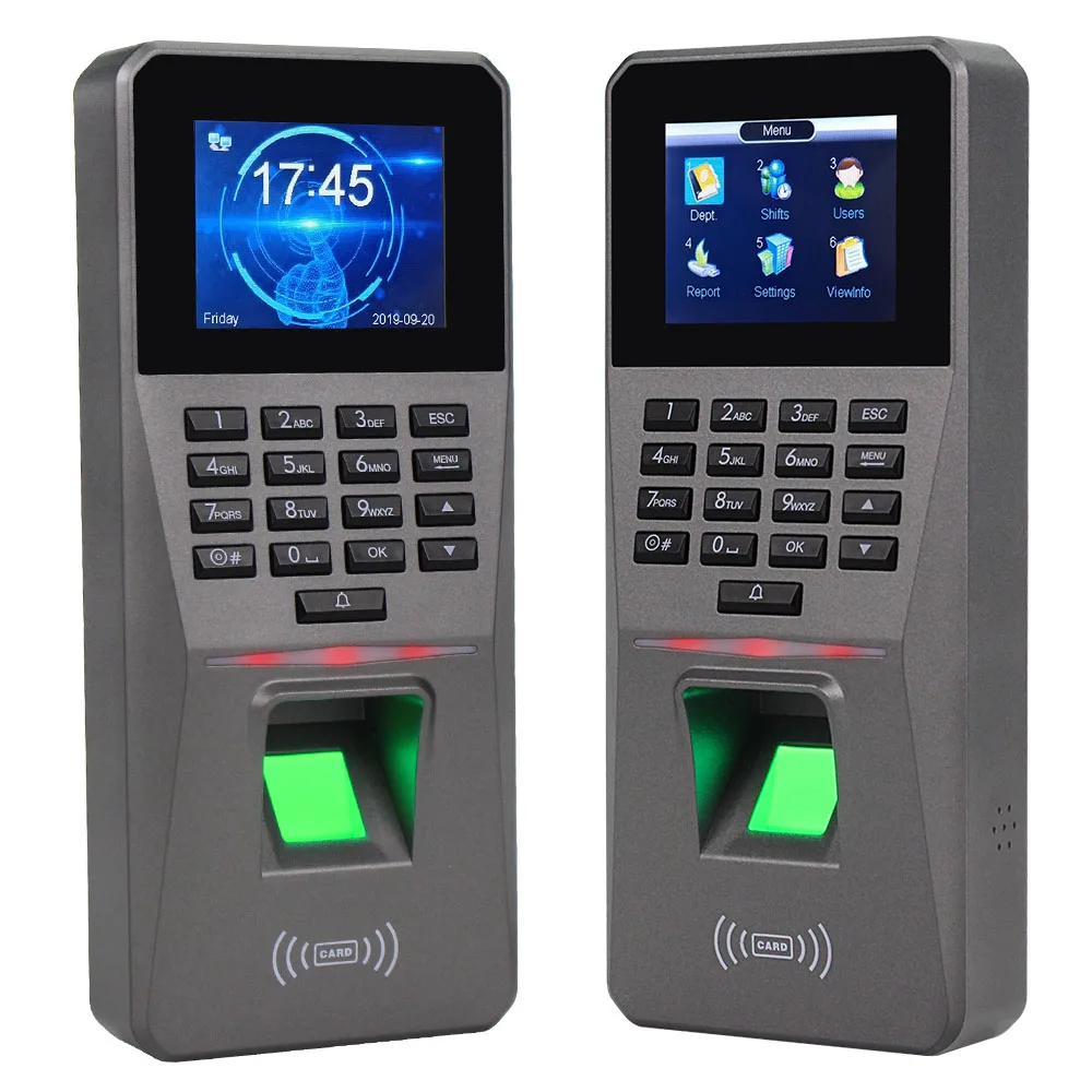 2.4Inch USB Fingerprint Door Access Control Attendance Machine Password Fingerprint Access Control System