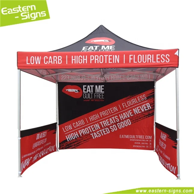 Easily carry aluminium 600D oxford fabric 10x10 outdoor event advertising canopy folding tent for trade show