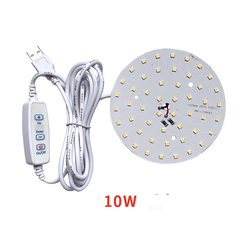 Customized dimmable Round LED PCBA Board with Switch for Decoration Lamp Ceiling Panel Light Selfie Ring Lampe