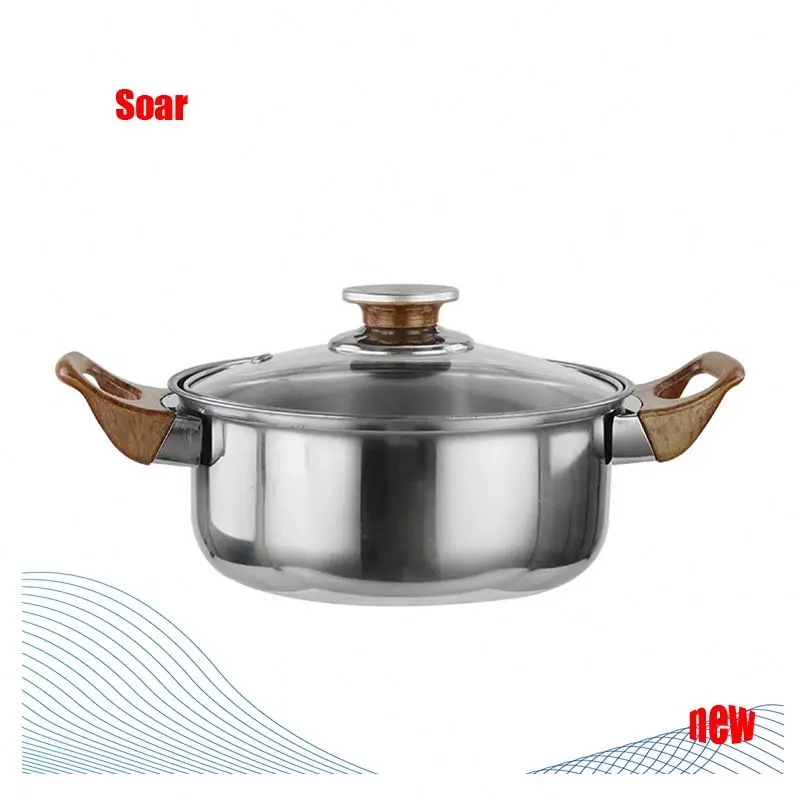 Wholesale Pots Pans Set 12 Pieces Stainless Steel Nonstick Cookware Sets For Home