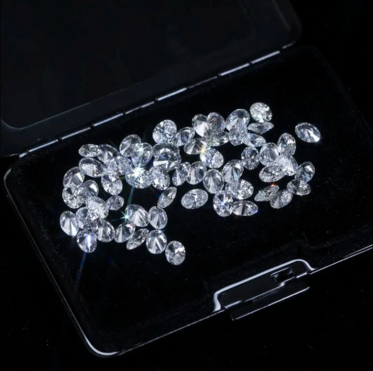Wholesale price 2*3mm - 5*7 mmranging from DEF VS lab-grown diamond in oval shape like rice grains
