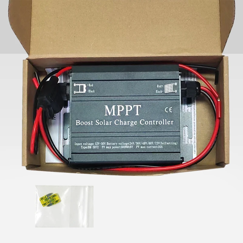 SUYEEGO  300W/16A 48V 60V applied to the charging system of solar electric vehicles boosting waterproof charging controller