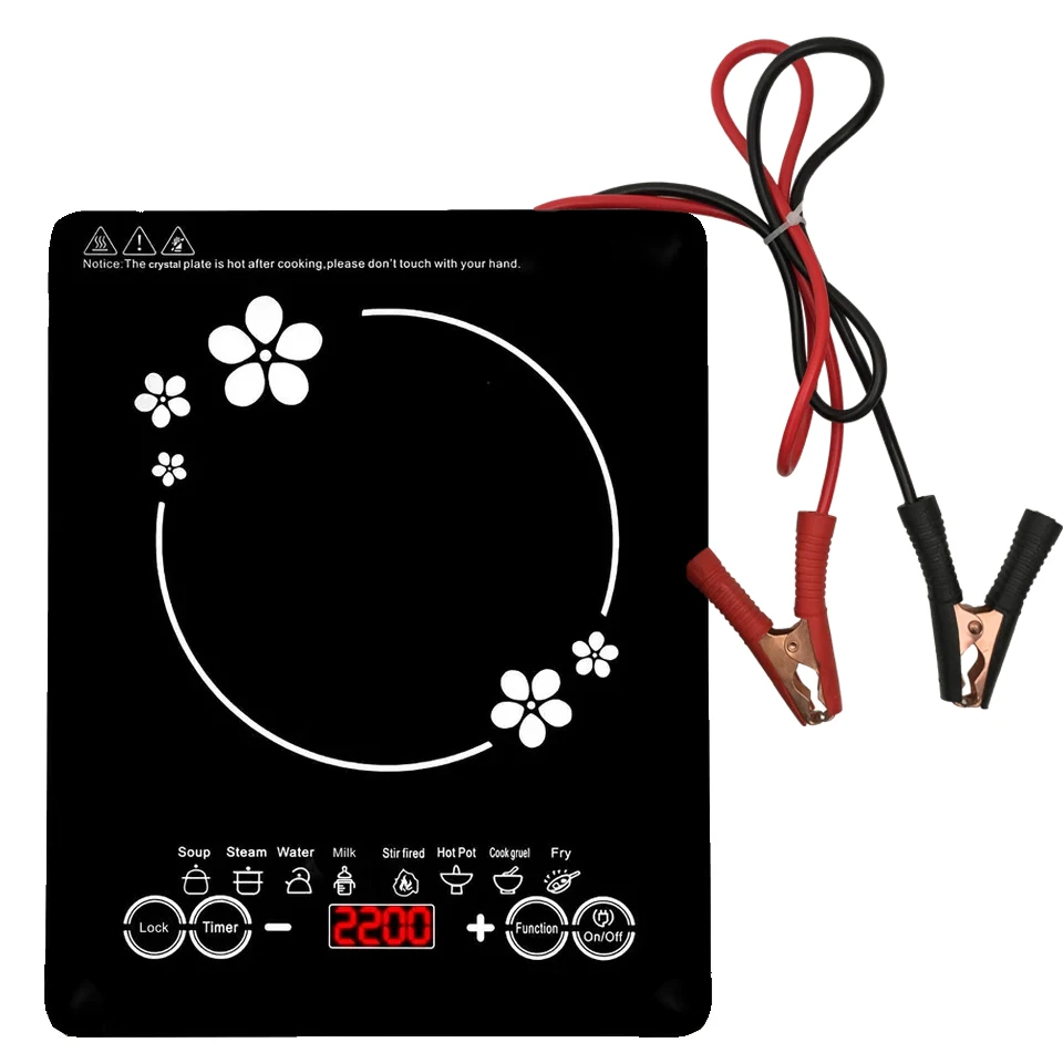 Ready stock factory direct sales Latest product DC 24 V-48 V photovoltaic solar power mobile DC PSU induction cooker