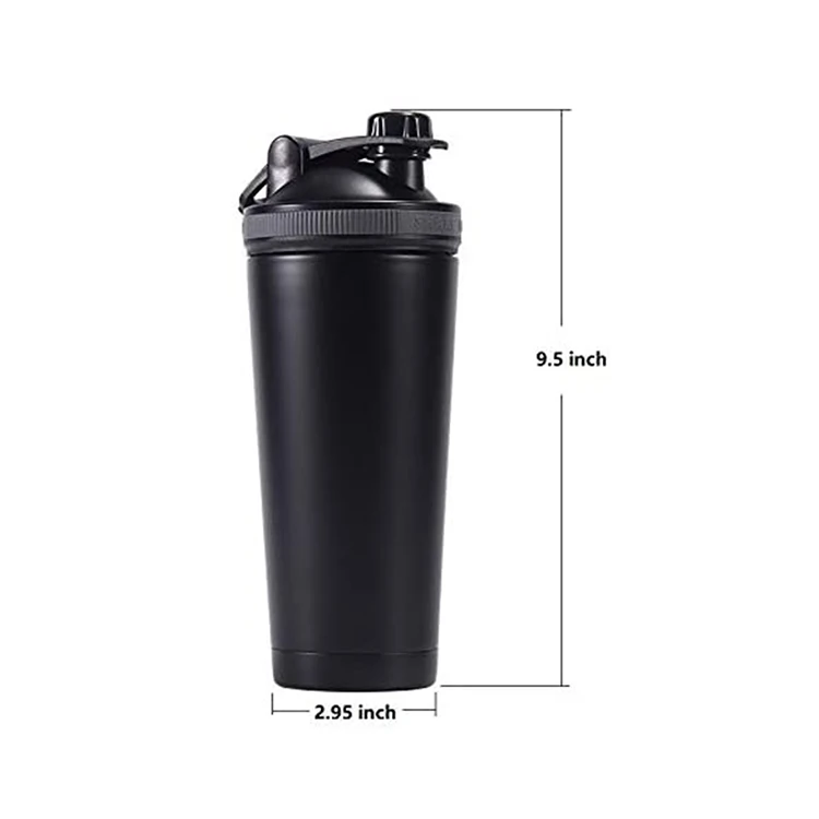 
Protein Shaker Bottle Vacuum Insulated Stainless Steel with Leakproof Lid Customized Color Water Bottles Keeping Drink Hot Cold 