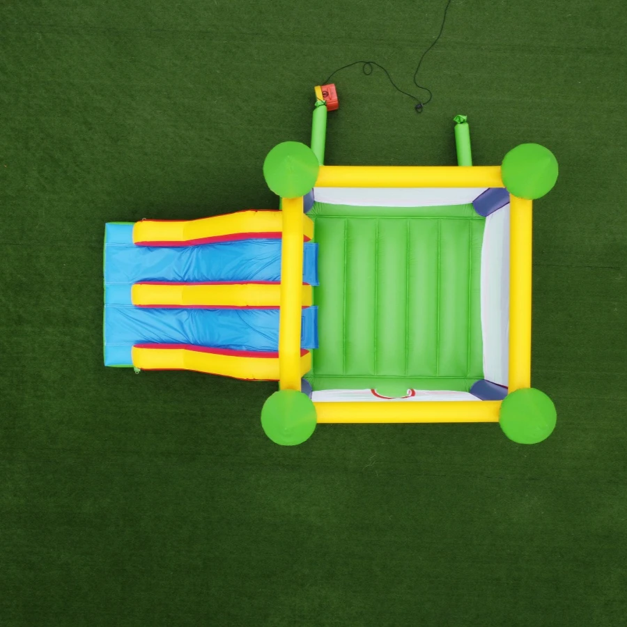 T2-1361 Classic style bouncy castle with slide for kids party events