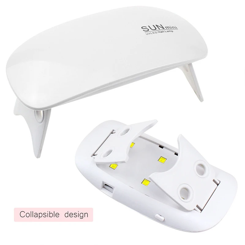 2021 Nail Lamp Mini Portable UV LED Nail Dryer SUN MINI 6W UV Gel Nail Lamp