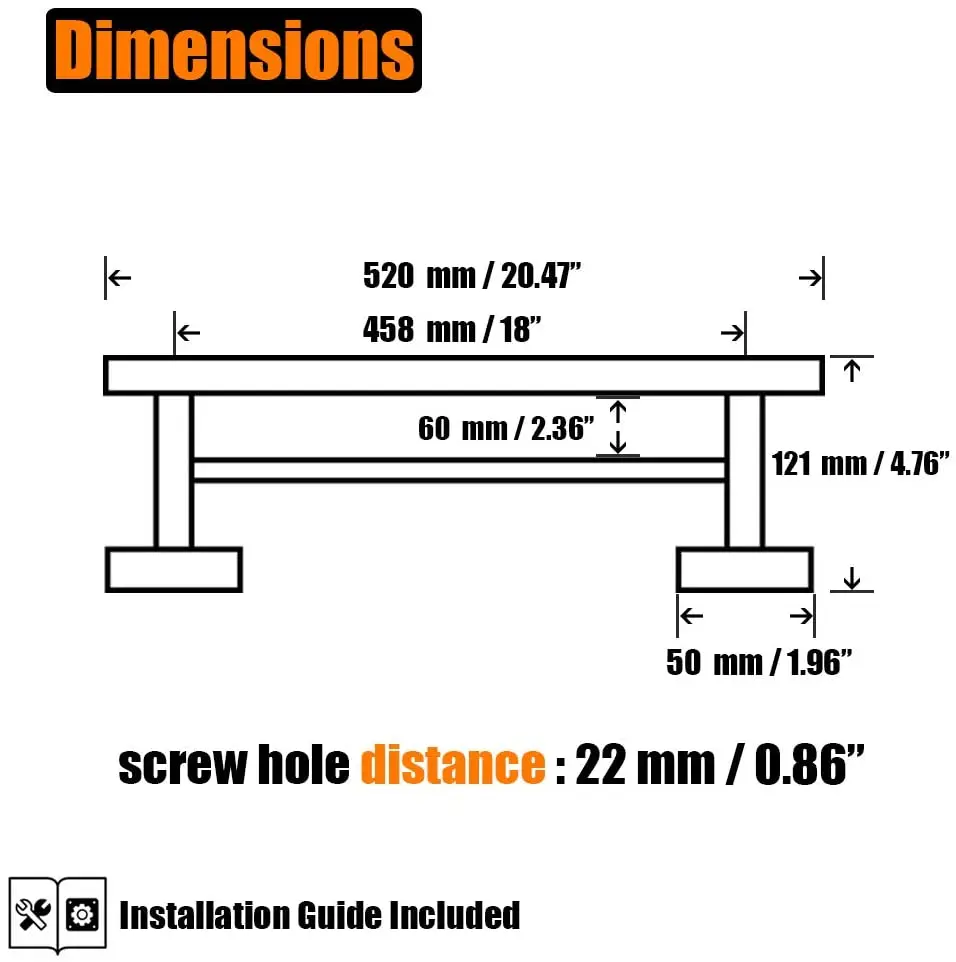 Modern wall mounted towel rack stainless steel two-layer towel rack bathroom towel bar