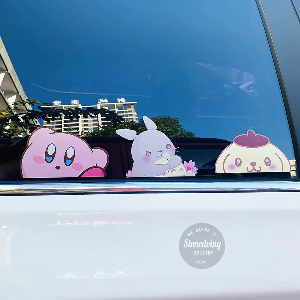 Custom Logo Permanent UV Resist Waterproof Car Window Body Bumper Lettering Transfer Clear Vinyl Decals Stickers For Outdoor Use