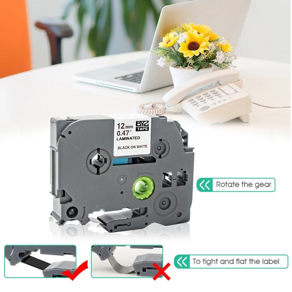 Top tzc231 brother label tape compatible tze231 tz231 tze-23112mm tze tape label cartridges