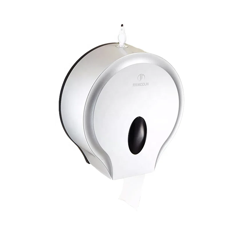Wall-mounted Kitchen  Plastic Center Pull Toilet Napkin Holder Jumbo Roll Paper Towel Dispenser With Visible Window