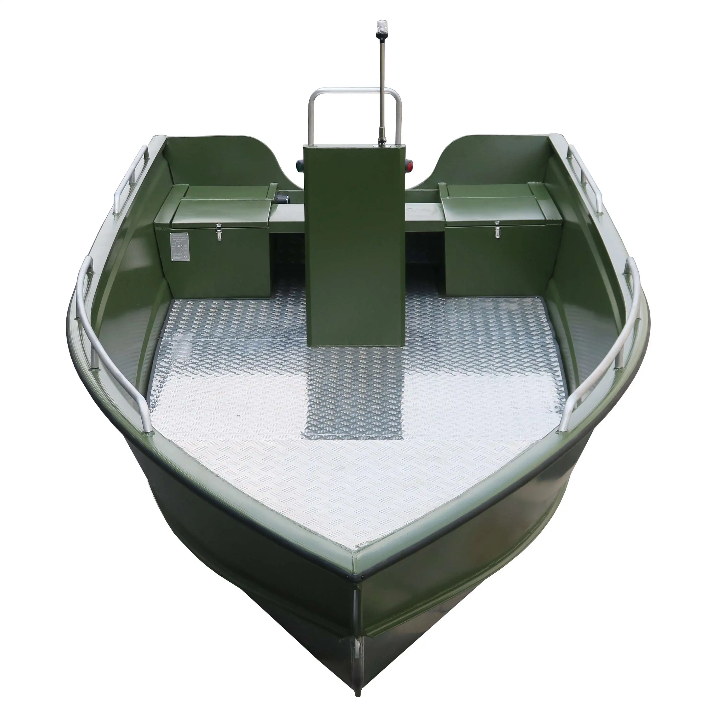 China G550 Boat Used 6 Person Boat Aluminum Fishing Vessel With Center Steering Console