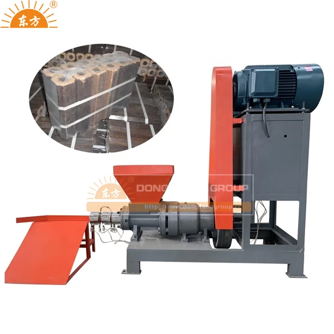 Hollow wood charcoal briquette machine wood chip briquettes press machine