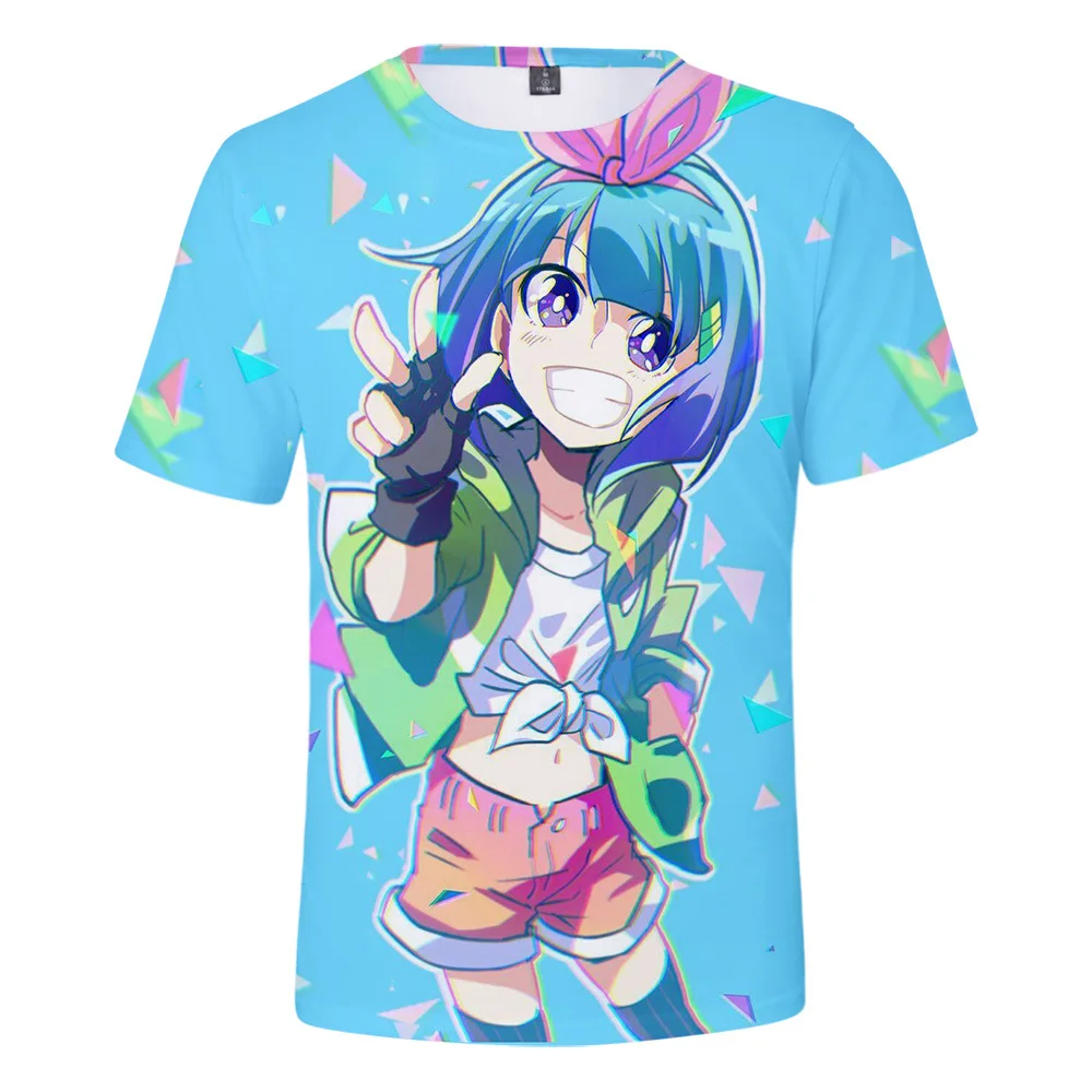 
2021 hot sale 3D printed Beyblade Burst Evolution t shirt Beyblade Burst Evolution design 3D printed t shirt 