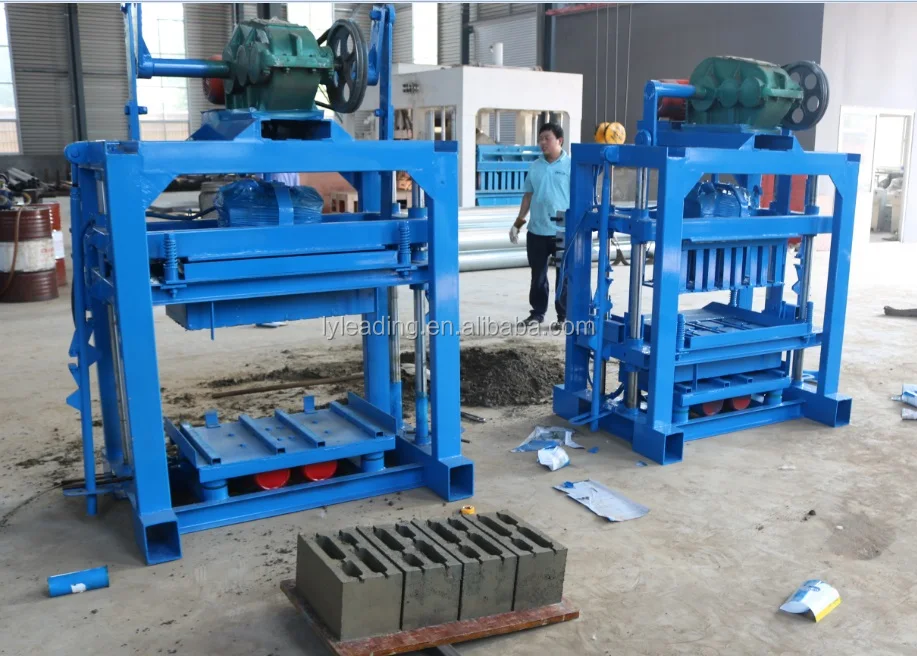 QTJ4-40 Cement Concrete Block Interlock Wall Bricks