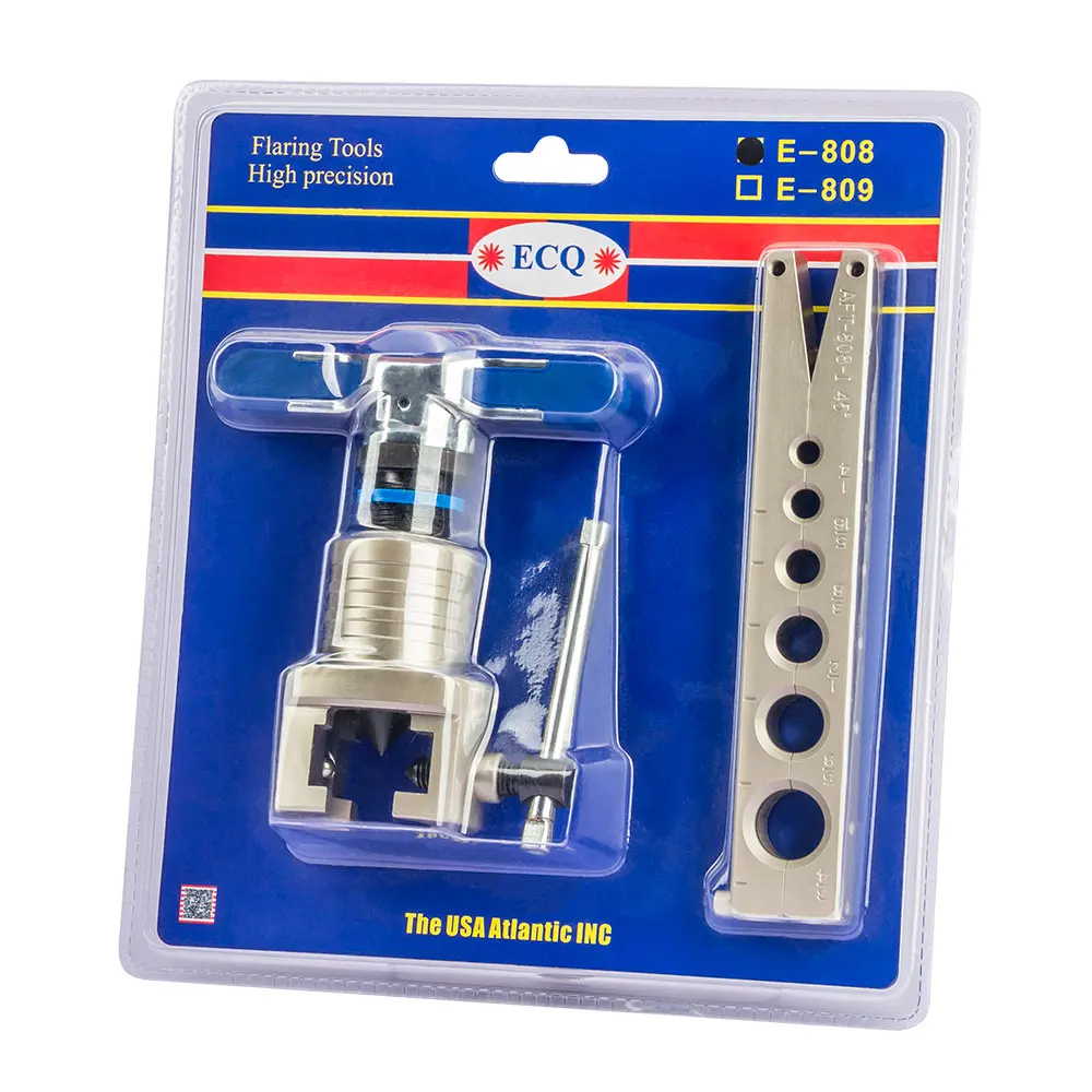 45 Eccentric Cone Type Flaring Tool with carry case copper tube Flaring Tool kit E-808  refrigeration flaring tool kit