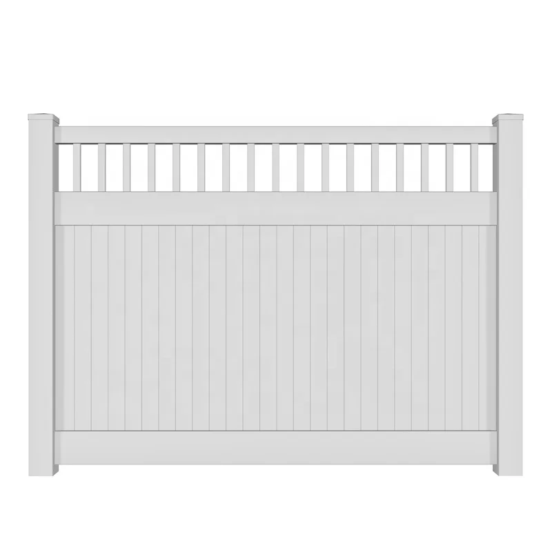 UV protection white cheap pvc vinyl fence privacy garden fence/ fence panels