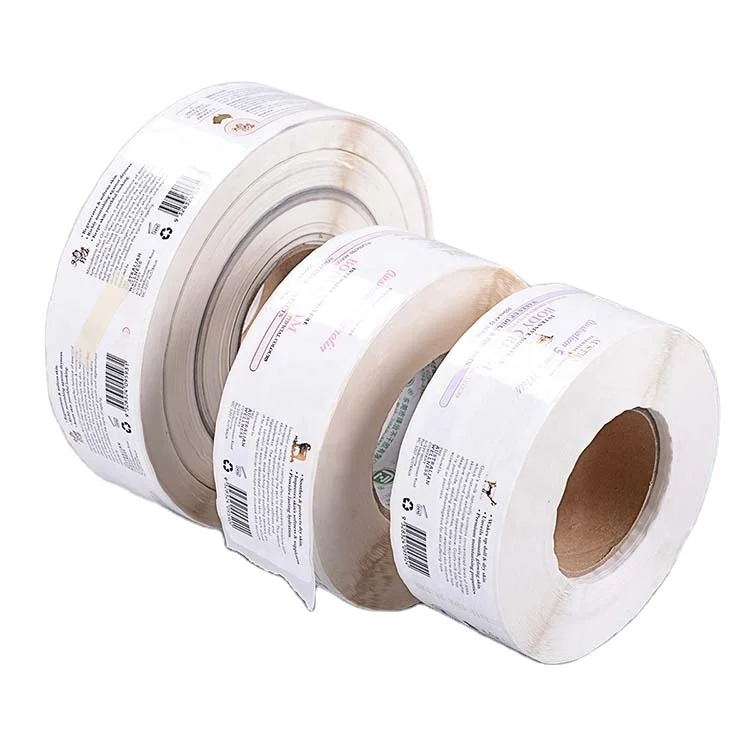 Custom Waterproof Glassine Liner PVC Sticker