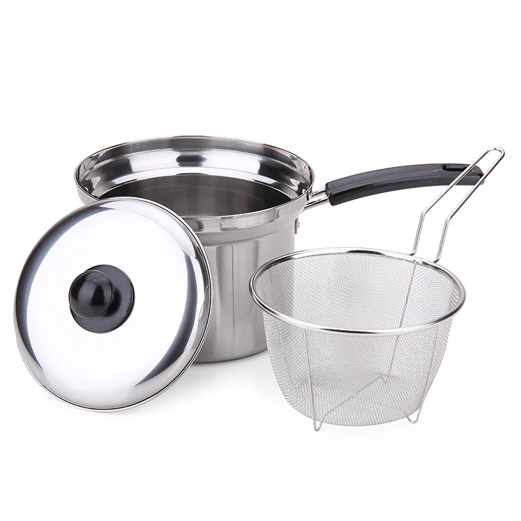High Quality Kitchenware Stainless Steel Noodle Pot with Steamer Colander Kitchenware Noodle Pot