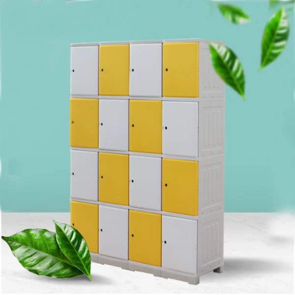Factory Wholesale Student Dormitory Classroom Bag Cabinet Staff ABS Plastic locker Cabinet