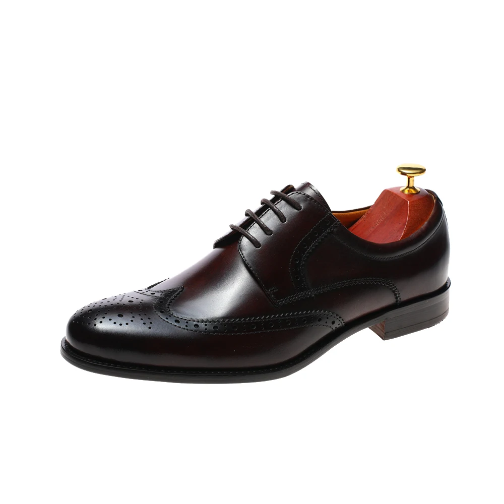 2021 new wholesale italian men dress shoes genuine leather shoes for men
