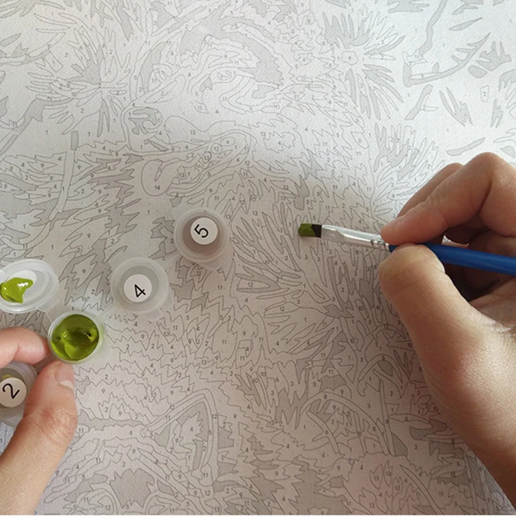 
Wholesale Paint by Numbers for Adults DIY Oil Painting Kit on Canvas Oil Painting Kit Acrylic Paint by Numbers 40*50cm 