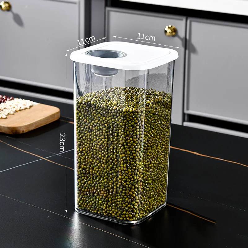 New Design Moisture-Proof Grain Dispenser Sealed Food Storage Jar Food Storage Container for Snack Nuts