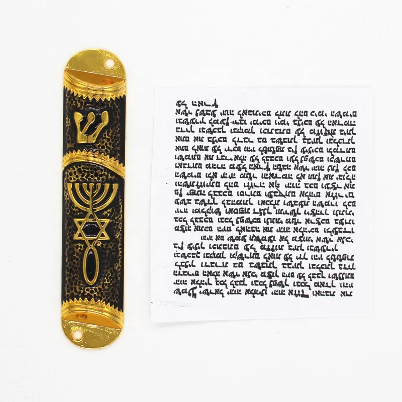 Mezuzah Home decoration Jewish Case Hebrew Israel Mezuza Decor Judaica Mezzuzah Scroll Door Decorative