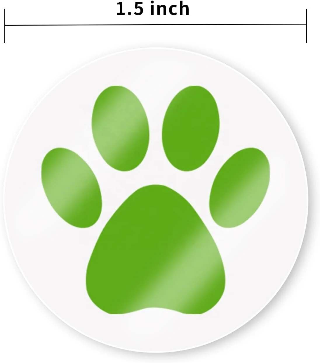 Holographic Shiny Bear Paw Print Stickers Dog Puppy Paw Stickers Bear Paw Stickers for package