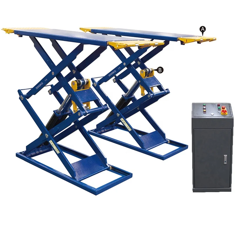 Full rise hydraulic scissor lift car lifter hydraulic JS300