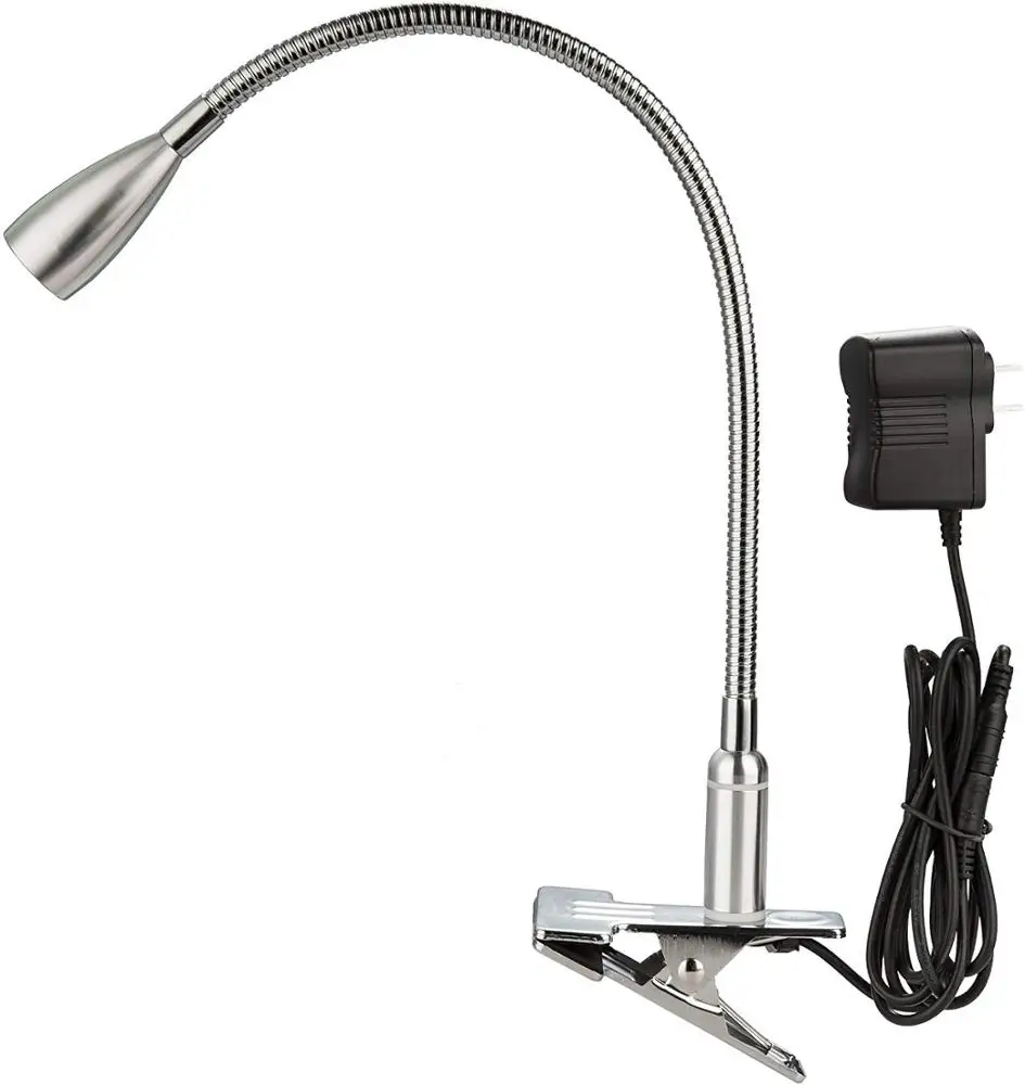 flexible table lamp with clip LED table lamp modern switch inline beside lamp
