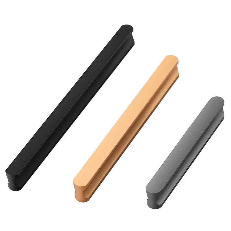 multifunction Sell well Gold & Black Furniture Handles Newly Launched Alloy Kitchen Cabinet & Wardrobe Drawer Knobs fashion