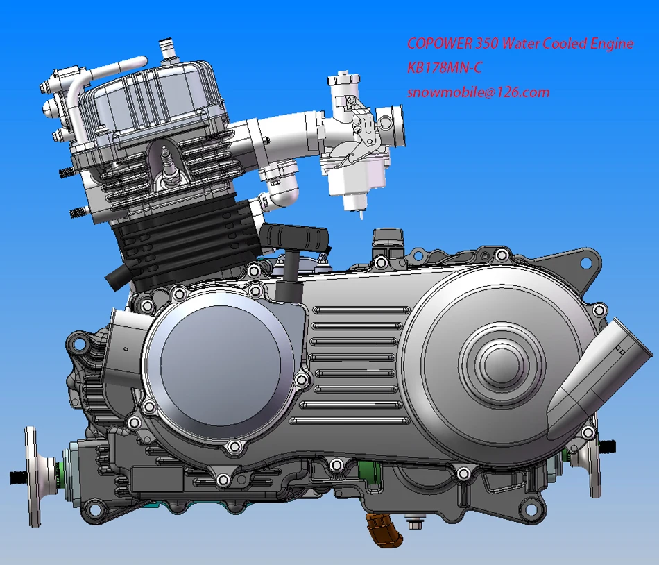 
KB178MN-A 300CC 4X4 Water-cooled,Balance Shaft,CVT+GearBox( H-L-N-R) for ATV,UTV,buggy,go karts,off road Vehicle Engine 