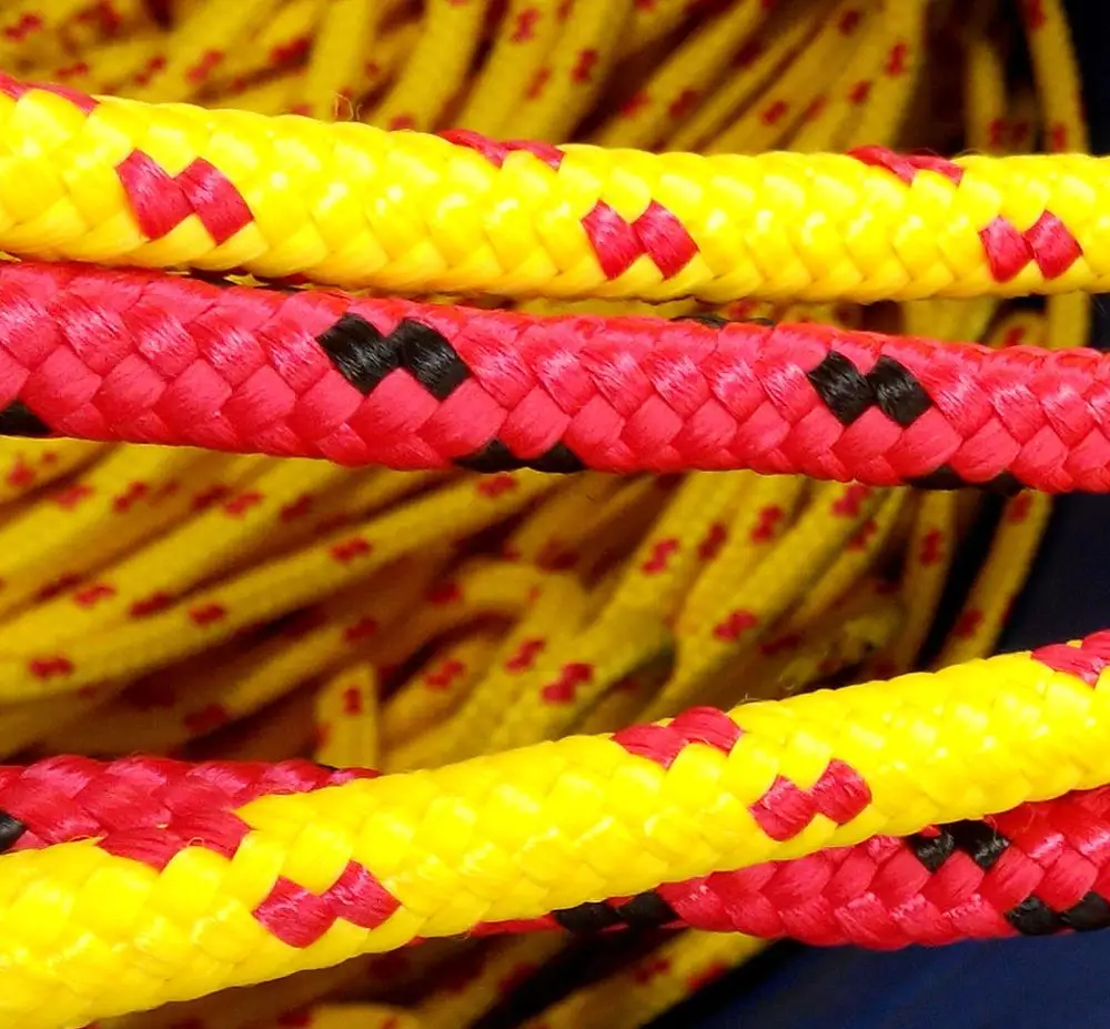 Цветной Полипропиленовый плетеный шнур 3 мм 6 8 прядей