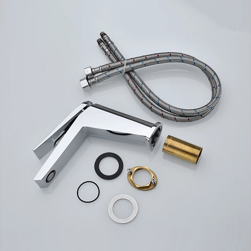 Faucet Bathroom Tap Aifol Handle Wash Basin Brass Ceramic Style Surface Mount Material Origin Core Type Valve Deck Hole Place