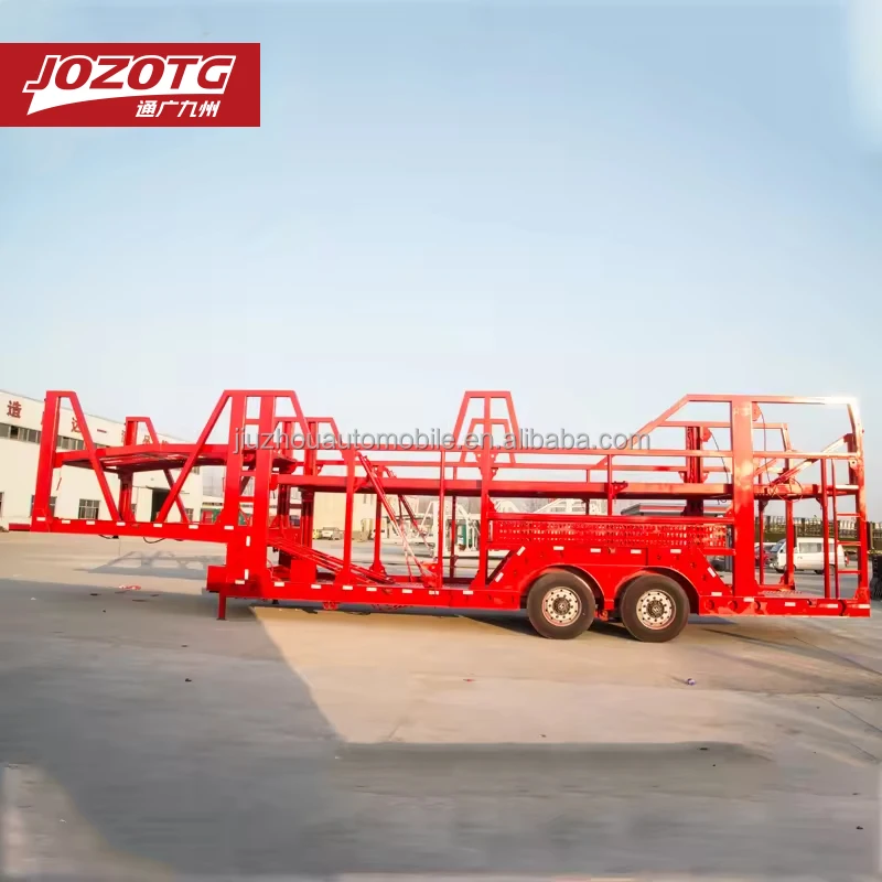 Hot Selling 8 Car Carrier Steel Trailer for Truck Cargo Semi Trailer on Sale