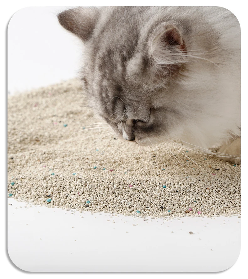 Kin Pet 100% Natural Agglomerated Sodium-Based Mineral Sand Cat Litter Low Dust Raw Ore Crushed Sand