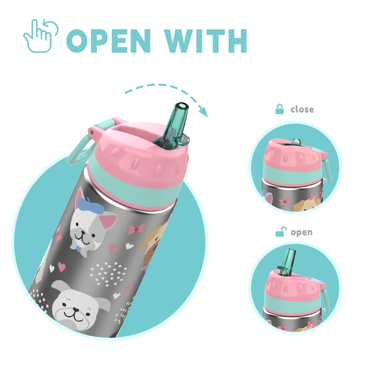 New ODM Design School Bottle Children Insulated Stainless Steel Vacuum Insulated Water Bottle