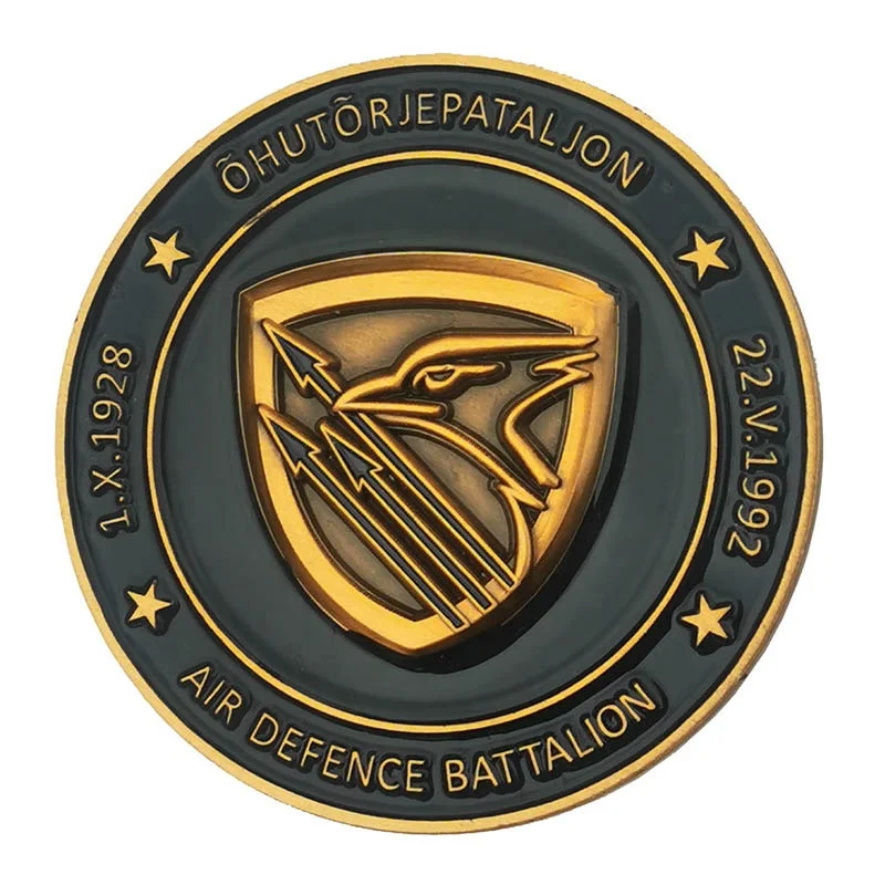 Euro Style Cheap Custom Metal Enamel Old Coins for collection