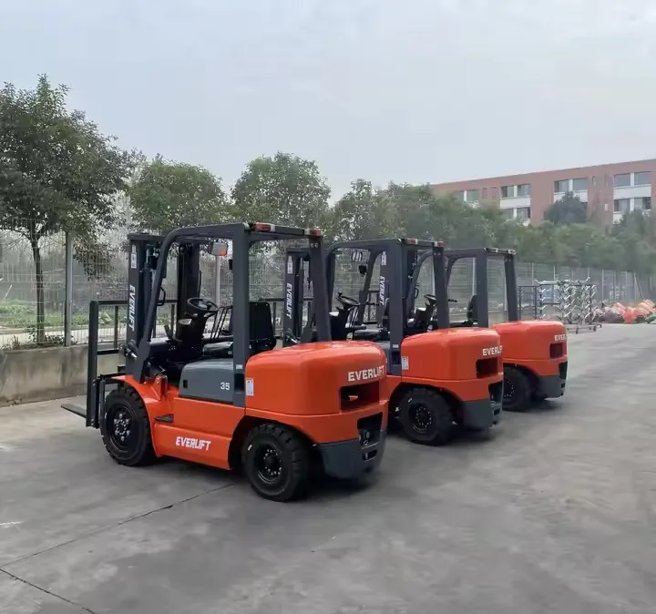 CPCD30 3 Ton Diesel Forklift 3M 4M 5M 6M triplex mast EVERLIFT Brand New Diesel Forklift Truck For Sale
