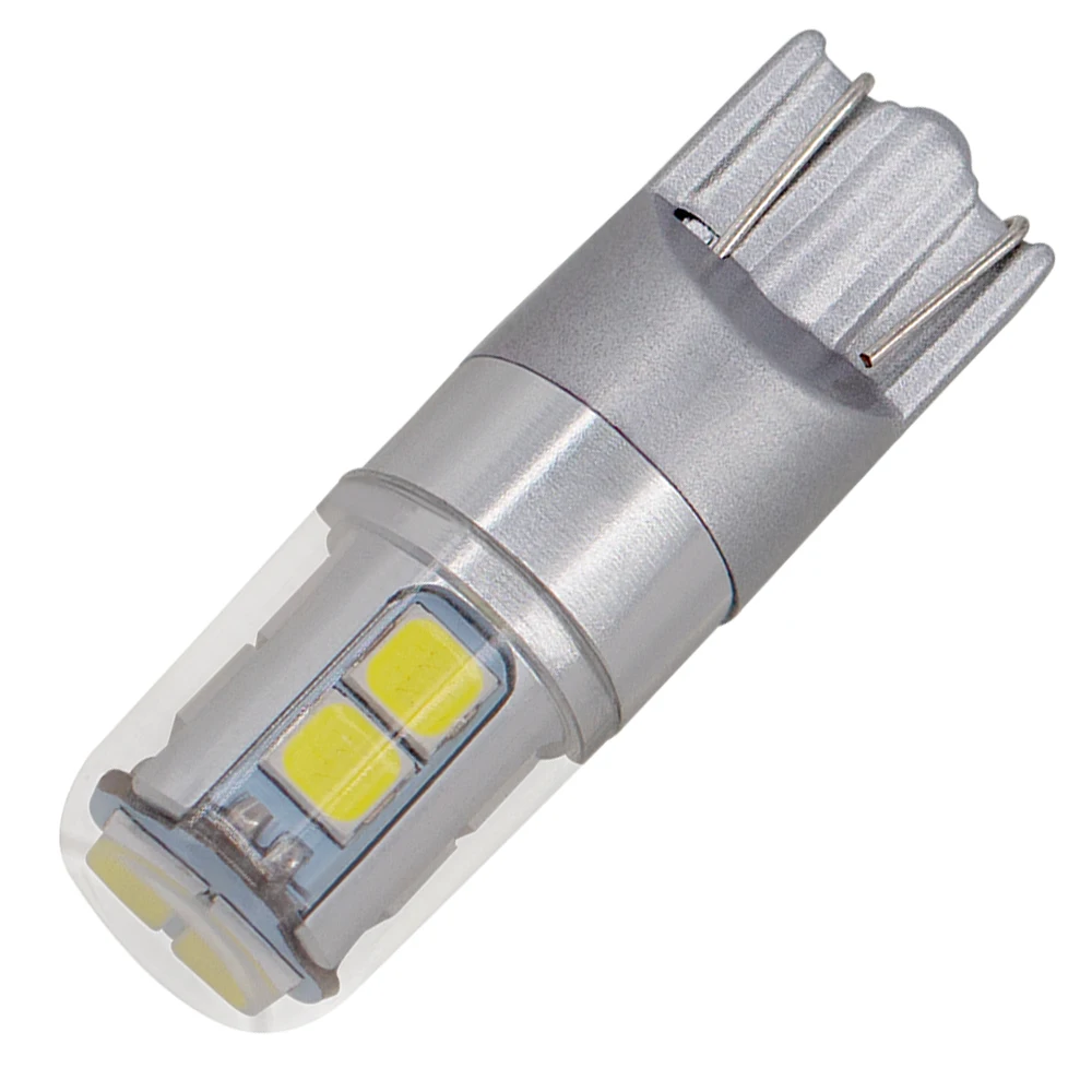 W5w T10 Led Bulbs 3030 10smd Drl Light T10 W5w 168 194 Led Car Auto White Instrument Lamp Dome Reading Lights SX123-T10