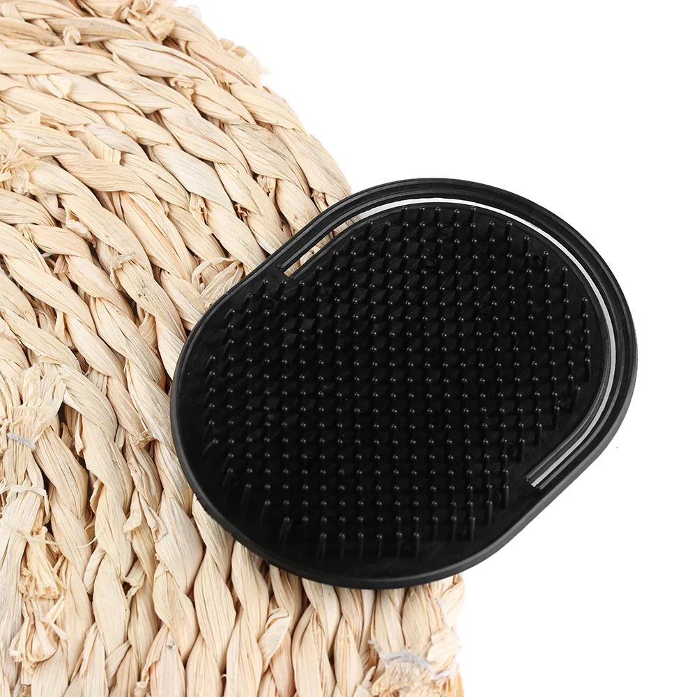 Shampoo Comb Pocket Men Beard Mustache Palm Scalp Massage Black Hair Care Travel Portable Hair Comb Brush Styling Tools