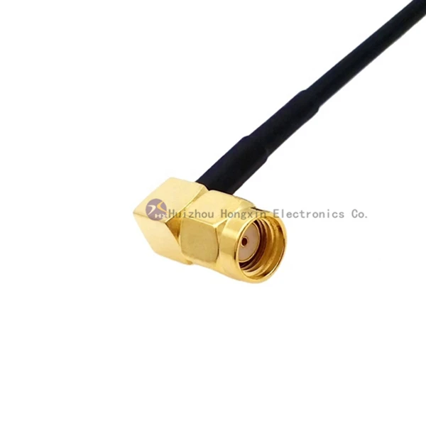 Quality Rf Cable Adaptor Sma Male To Sma Female Right Angle Pigtail Rg142 Cable Sma Male Straight Adapter Female