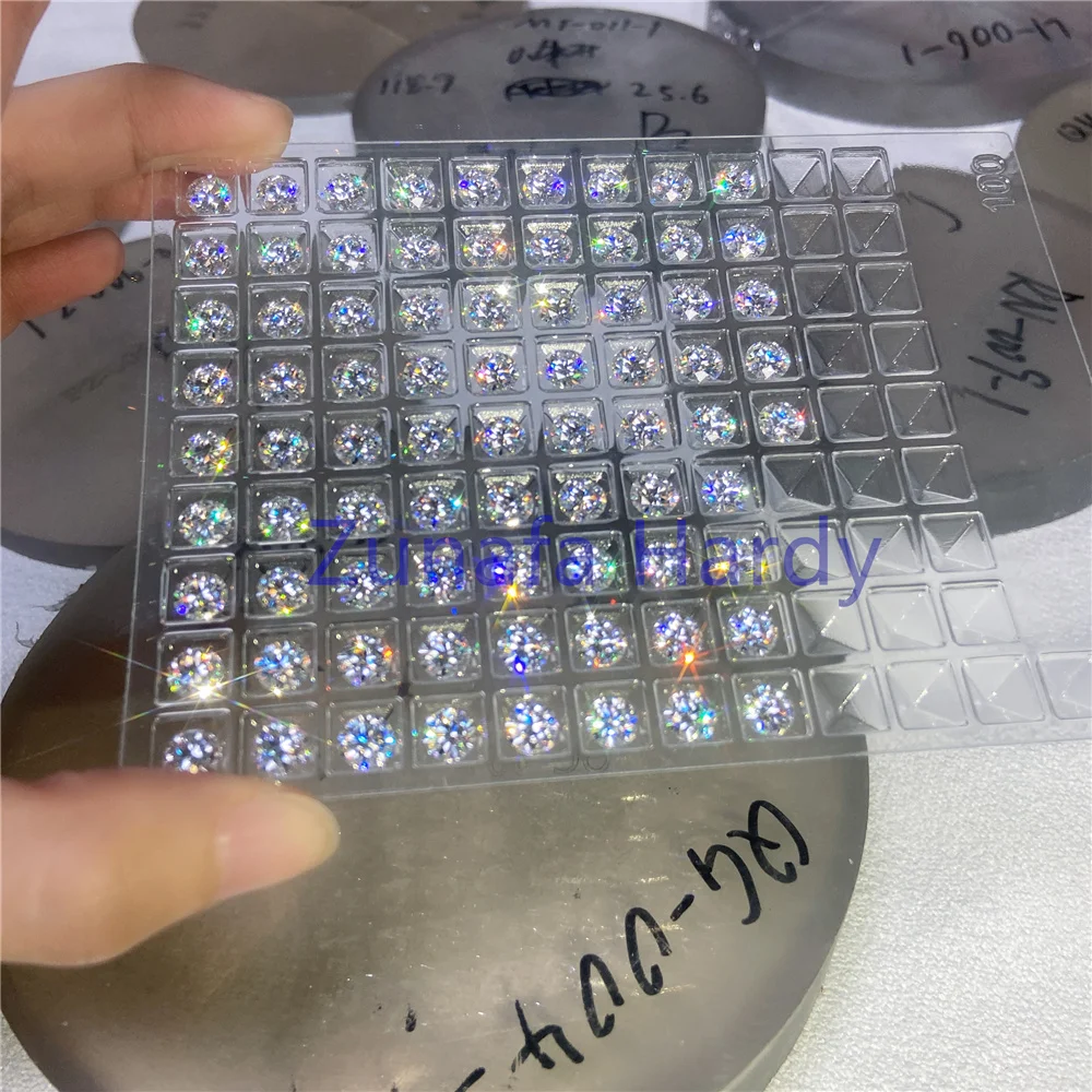 round brilliant cut moissanite diamond 1 carat price gra certified moissanite