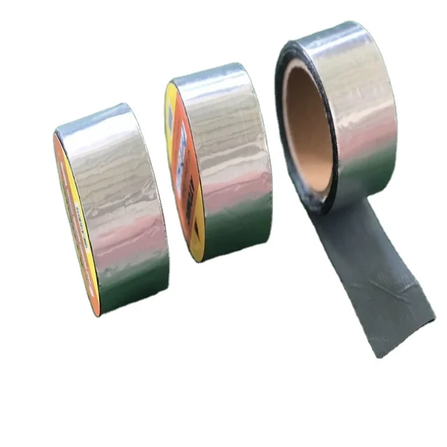 Самоклеящиеся битумные гидроизоляционные уплотнительная лента 1,5 мм алюминиевая лента